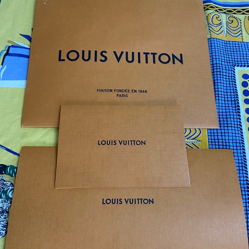 New Louis Vuitton small shopping bag with receipt envelope 2 pcs